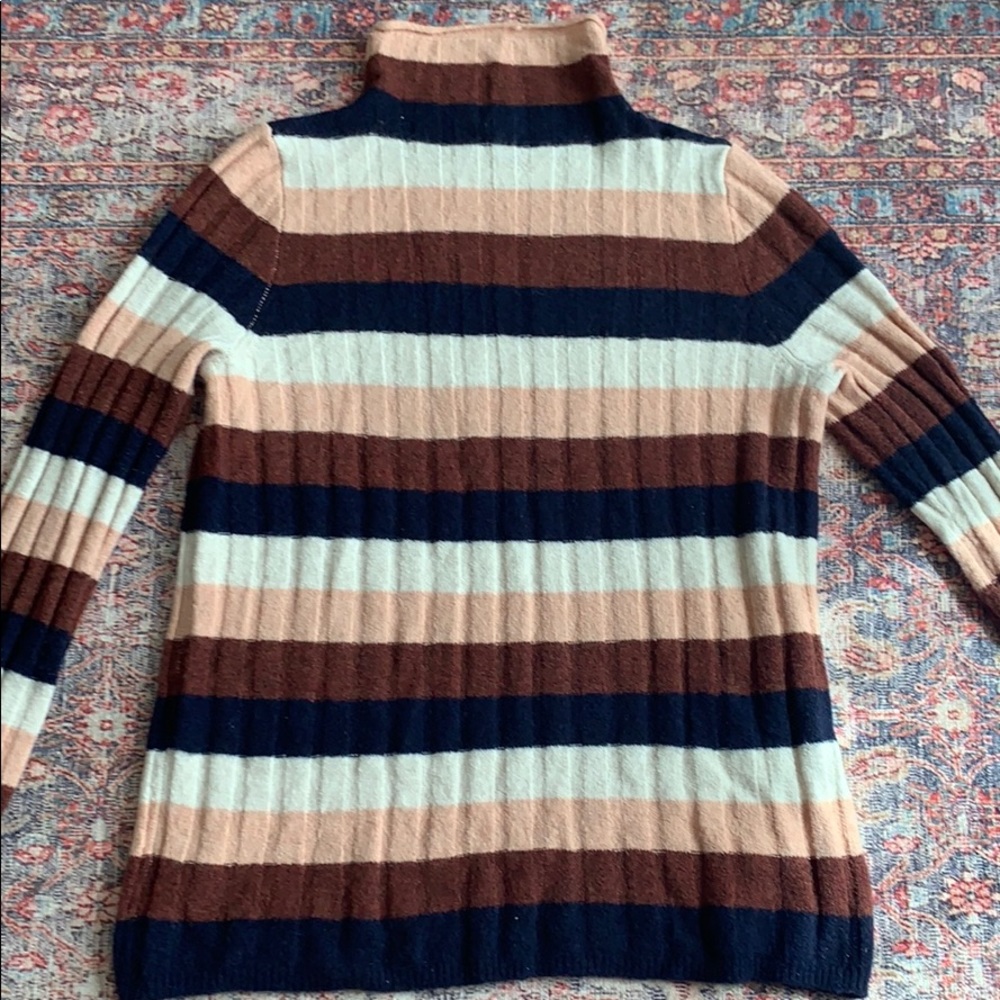 Madewell Striped turtleneck Sweater
